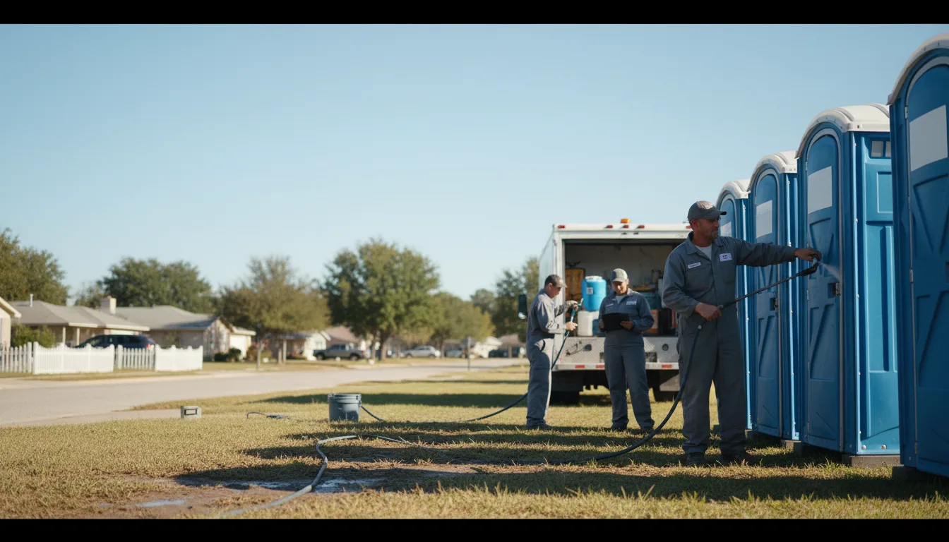 Long-Term Portable Toilet Rental in Godfrey, IL near me